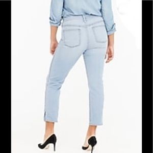 NWT J CREW VINTAGE STRAIGHT CROPPED JEANS Sz 28